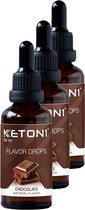 Keton1 | Flavor drops | Chocolate | 3 stuks | 3 x 50 ml