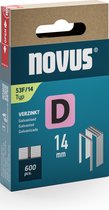 Novus Niet met platte draad D 53F/14mm (600 stuks)