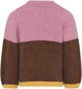 Minymo Filles Pullover Knit Colorblock Lilas