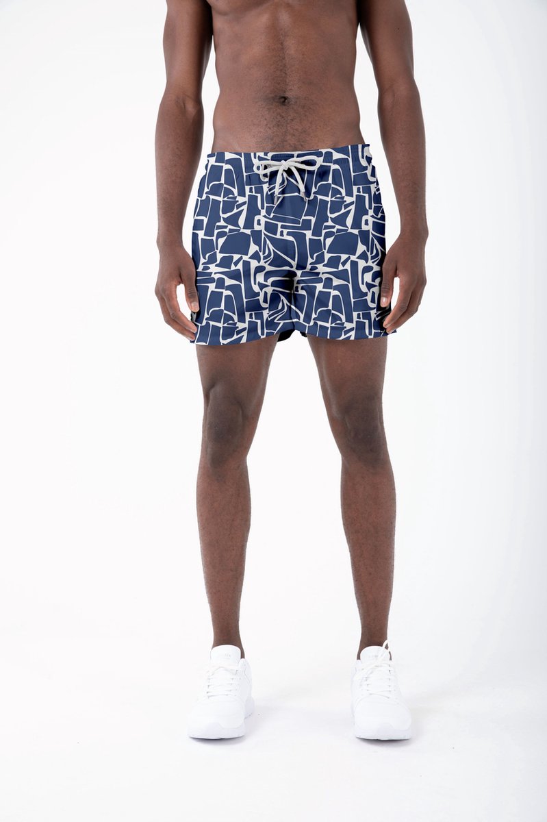 Miami Beach | Hoogwaardige Kwaliteit Zwemshort | Zwembroek | Beachshort | Heren | Sneldrogend | 203 Navy Blue | — afbeelding 3