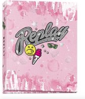 Replay ringband 23 rings - roze