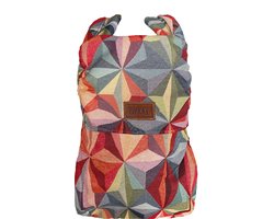 ByKay Draagzak Click Carrier Classic Pro - Ergonomische Draagzak Baby vanaf Geboorte tot 2 Jaar / Tot 18 KG - Comfortabel & Snel met Click & Go - voor Buik, Heup en Rug - Multicolor - Zomer - Kaleidoscope
