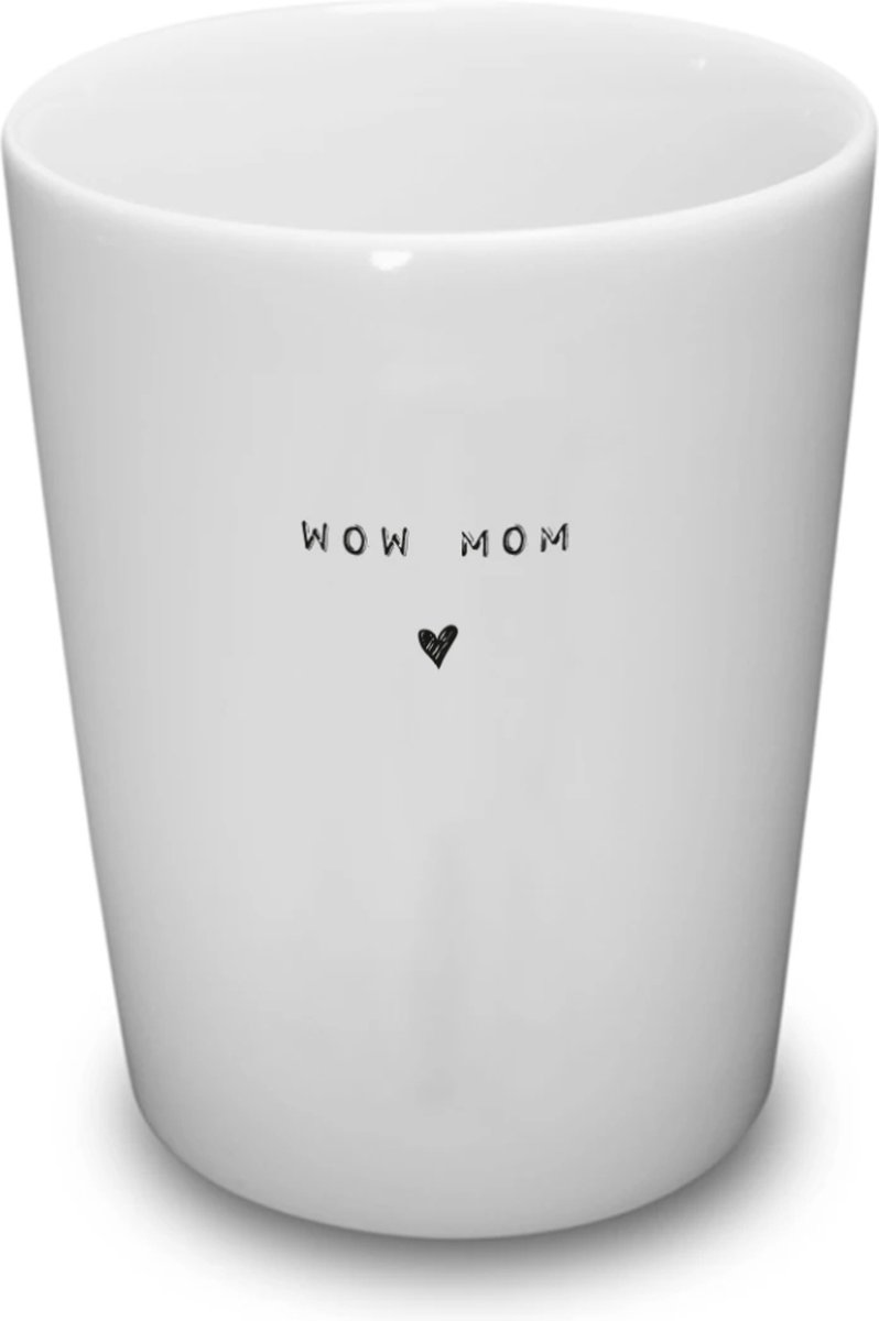 Mok met opschrift 'WOW MOM'