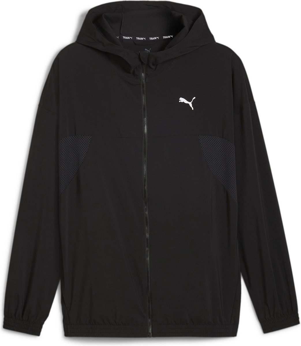 PUMA ALWAYS ON WOVEN FULL ZIP JACKET Heren Sportvest Puma Zwart