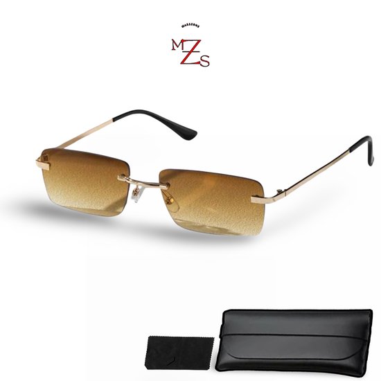 [Marszonebrillen]-[Zonnebrillen]-[Sun Glasses]-[New 2024 Sunglasses model]- [Zonnebril Heren]-Zonnebril Dames]-[Bruin]