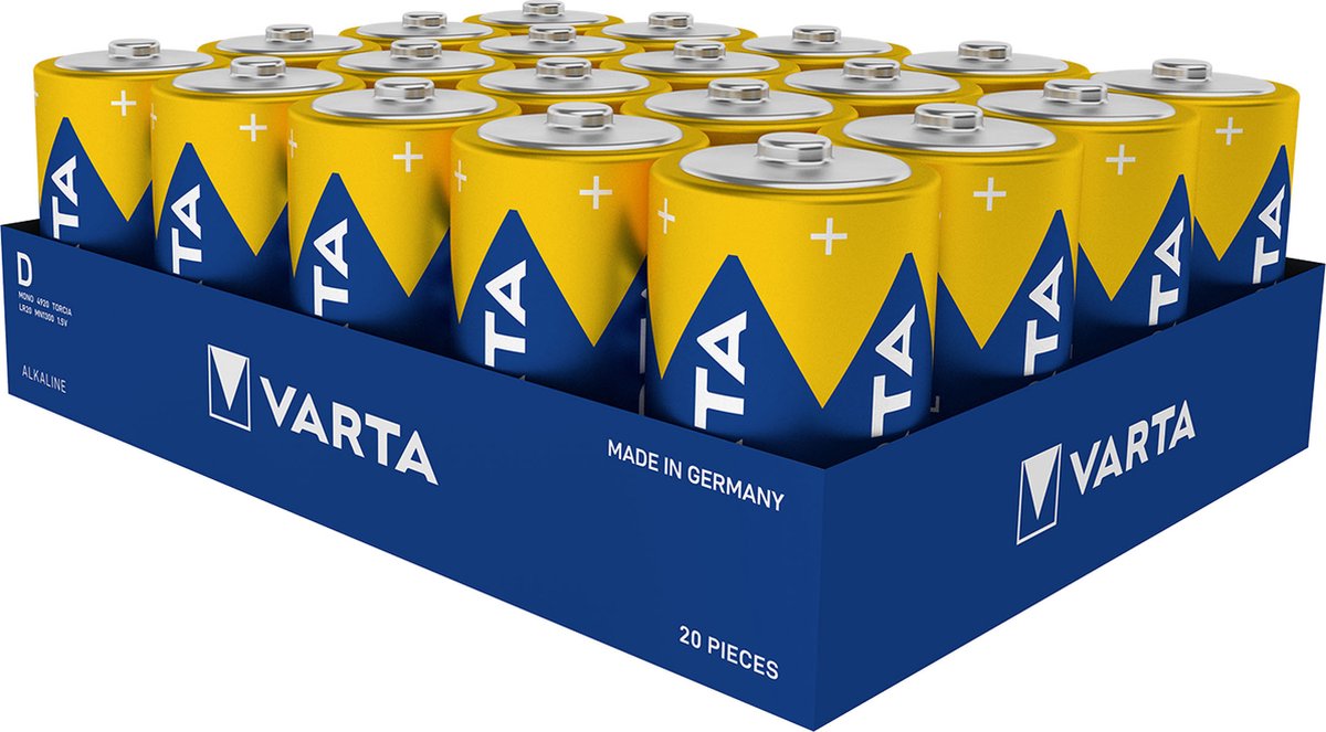 Varta Industrial C batterijen | 20 stuks