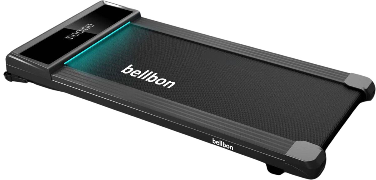 Bellbon Loopband 1-6 km/h - Walking Pad voor thuiswerken - Wandelband inklapbaar - zwart