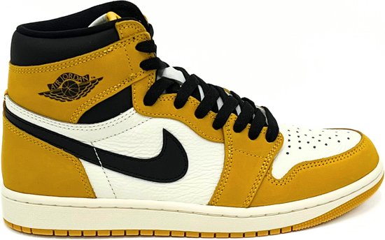 Air Jordan 1 High OG (Yellow Ochre) - Maat 44