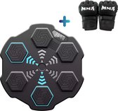 Ultieme Smart Music boxing machine - Bokshandschoenen - Vernieuwde 2024 Model - Duurzame Kwaliteit - Bluetooth Muziek - Boxing Machine - Display functies