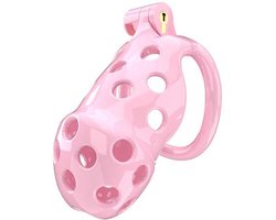 Rimba Toys - P-Cage PC03 - Kunststof Kuisheidskooi - Peniskooi - Chastity - Roze