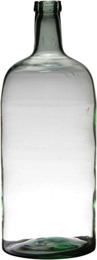 Transparante luxe stijlvolle flessen vaas van glas B19 x H50 cm- Bloemen/takken vaas