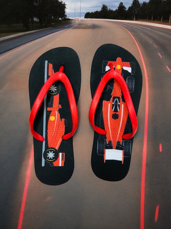 Owniez Flip Flops - Formule 1 Race Wagen Slippers - Kinderen - Jongens - Comfortabele en Duurzame Slippers - Maat 31-32