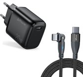 DrPhone ConnectXtreme - Snelle USB-C Kabel 0.5 Meter en 20W Snellader voor Optimaal Laden - Geschikt voor o.a. iPhone
