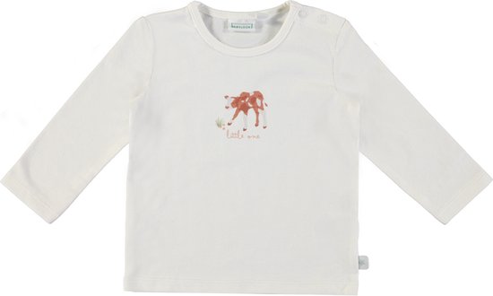 T-Shirt Babylook Vache White