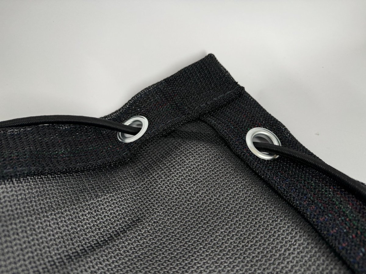 Fijnmazig aanhangernet 6300x2400mm PE, 220gr/m2 zwart