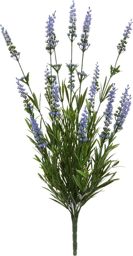 Lavendel kunstplant 50cm - blauw - UV bestendig