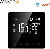 Narlonzo® - Avatto Tuya - Thermostat Intelligent Wifi - Google Home - -5/50° - Chauffage par le sol - Chaudière