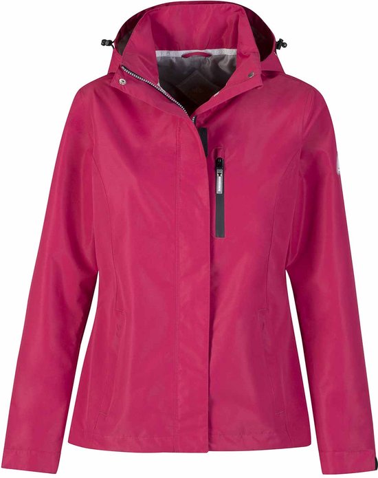 BJØRNSON Shelby Raincoat - Veste d'été Femme - Coupe-vent - Taille 54 - Rouge Granita