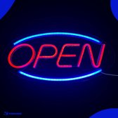 Neon Lamp - Open - Incl. Ophanghaakjes - Neon Sign - Neon Verlichting - Neon Led Lamp - Wandlamp