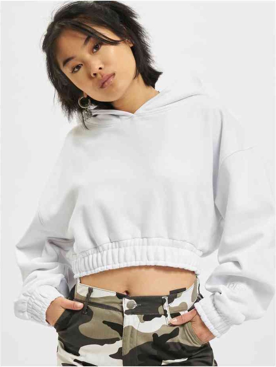 DEF - Cropped Hoodie/trui - XL - Wit