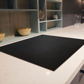 Inductiebeschermer zwart | 81.2 x 52 cm | Keukendecoratie | Bescherm mat | Inductie afdekplaat