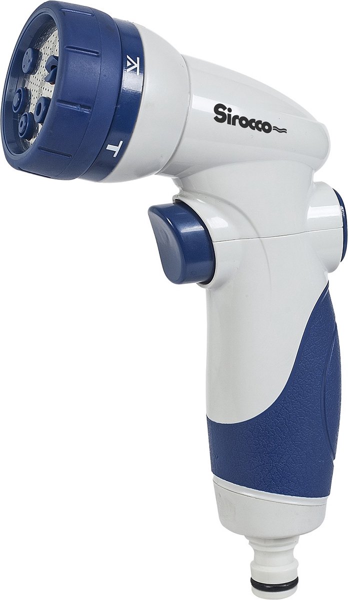 Sirocco Siro Soft Revolversproeier met Push-functie - Verstelbare Tuinsproeier voor Nauwkeurige Bewatering - Ergonomisch Ontwerp met Comfortabele Grip