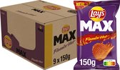 Lay's Max Flamin Hot - Chips - 9 x 150 gram