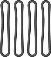 ProPlus Spanrubbers - 16x stuks - 20 cm - voor dekzeilen - tentelastiek