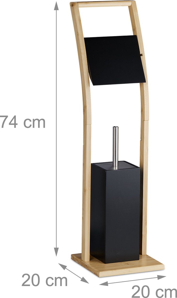Combiné WC INOX Et Verre Blanc - Avec Brosse Et Porte-rouleau Intégrés, Design Moderne, Facile à Utiliser