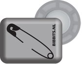 Bibbits hardloopmagneten | Safety pins Silver