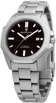 Horloge Heren Automatisch - Heren horloge - Polshorloge - Horloges voor mannen - Waterdicht - Saffierglas - 316L roestvrijstaal - Zilver/Zwart