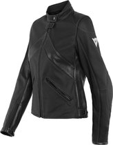 Dainese Santa Monica Lady Perforated Black Motorcycle Jacket 40 - Maat - Jas