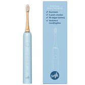 Smyle Sonische Elektrische Tandenborstel met Lange Batterijduur en Druksensor - Duurzaam en Effectief Poetsen - Blauw