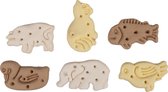 Dog Snack Biscuits Figurines d'animaux - 1000 grammes