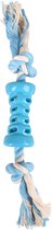 Hondenspeelgoed Lindo Koker - Blauw - 35 cm