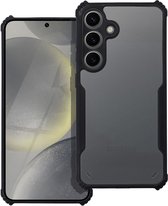 Case2go - Hoesje geschikt voor Samsung Galaxy A25 5G - Shockproof Back Cover - Anti Drop Case - Zwart