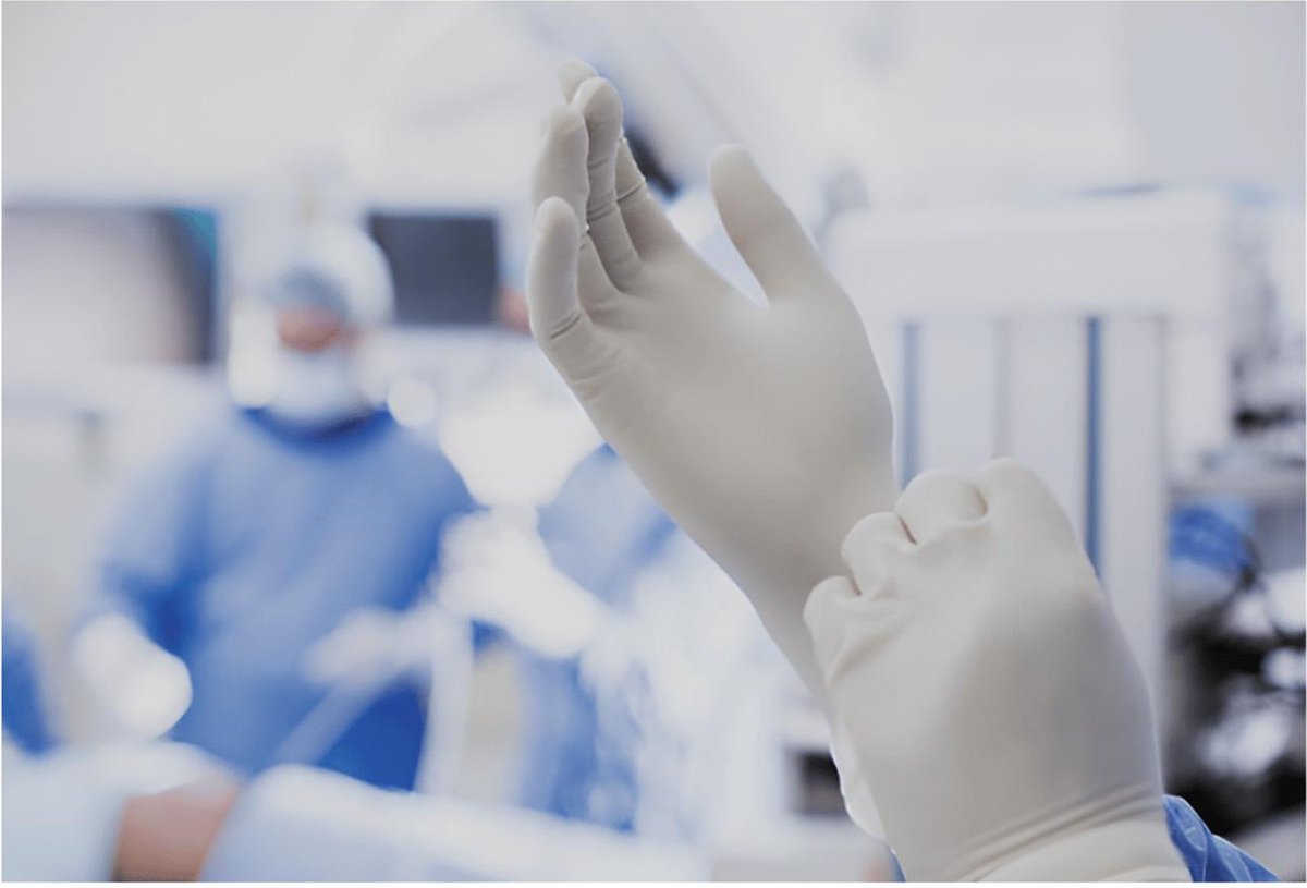 Goedkoopste Poedervrij Handschoenen - Steriel - Chirurgische Latex / Surgical Gloves -Sterile- Powder free Maat _8