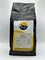 KURTT - Grains de café - Grains de café 1KG - Maya Supreme - Chocolat - Noix torréfiées - Torréfaction Medium - Cafetière - Machine à café - Grains de café - tasses à café - 1000 grammes