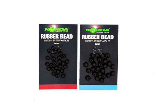 Korda Rubberen Kraaltje - 4mm - Muddy Brown van Korda — afbeelding 5