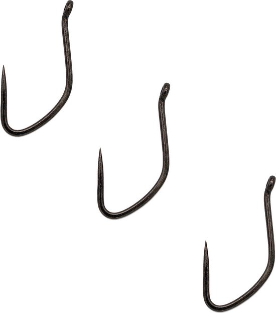 Guru F1 Eyed Hook - Maat 20 - Zwart van Guru — afbeelding 2