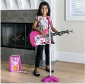 Speelset - Speelgoed instrument - Muziekset - Gitaar, Microfoon en Versterker - met Licht en Geluid - Roze - Muzikaal Speelgoed -
