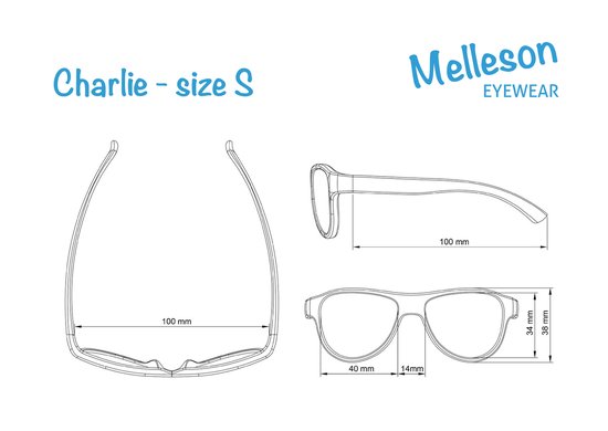 Melleson Eyewear - Kinderzonnebril Charlie 0-2 jaar - Groen - 100% UV-A en UV-B Bescherming - Inclusief Microvezel Pouch van Melleson Eyewear — afbeelding 2