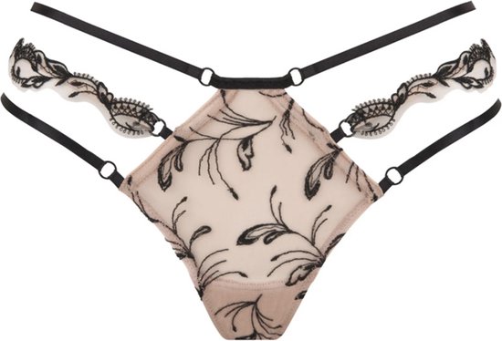 Mini String Lise Charmel Dégriffé - Taille 2 (38/40), Couleur Beige - Neuf Jamais Porté
