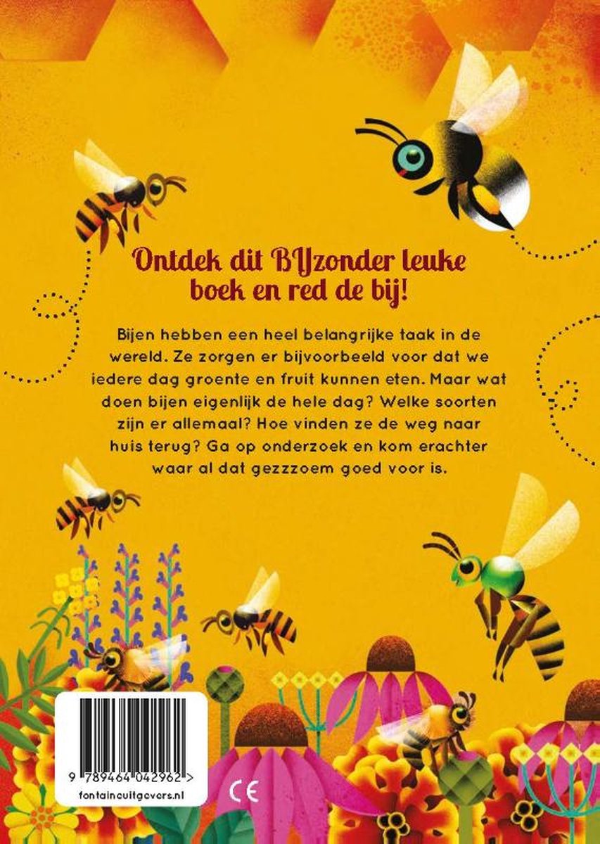 Wervelende wereld: Bijen - back cover