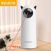 Rojeco - Kattenspeelgoed - Automatische laser - Voor - Katten - Kattenlaser - Wit