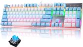 QProductz Mechanical Keyboard - Mechanisch Toestenbord - Mechanisch Toetsenbord - 104 Keys - RGD Verlichting - Waterproof - Met Nachtmodus