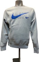 Nike - Sweater - Grijs/Blauw - Mannen - Maat S