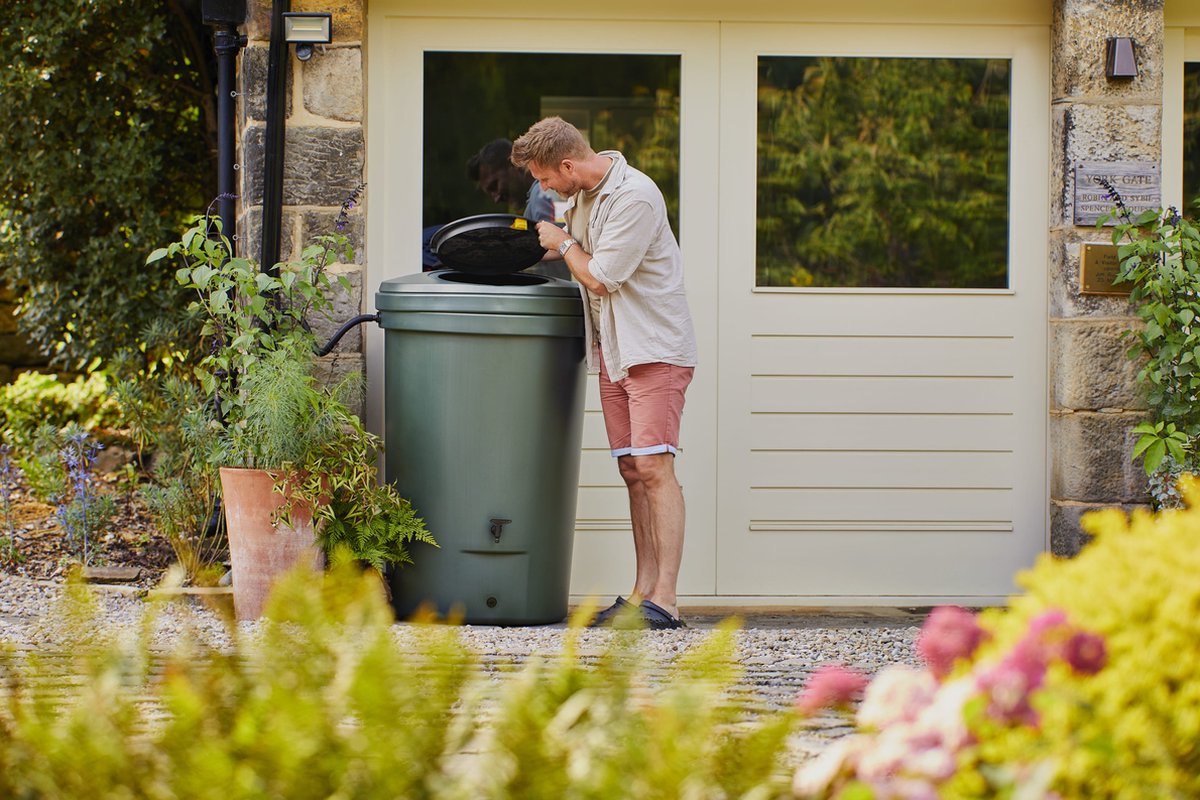 Harcostar Récupérateur XXL 350 liter avec couvercle et robinet