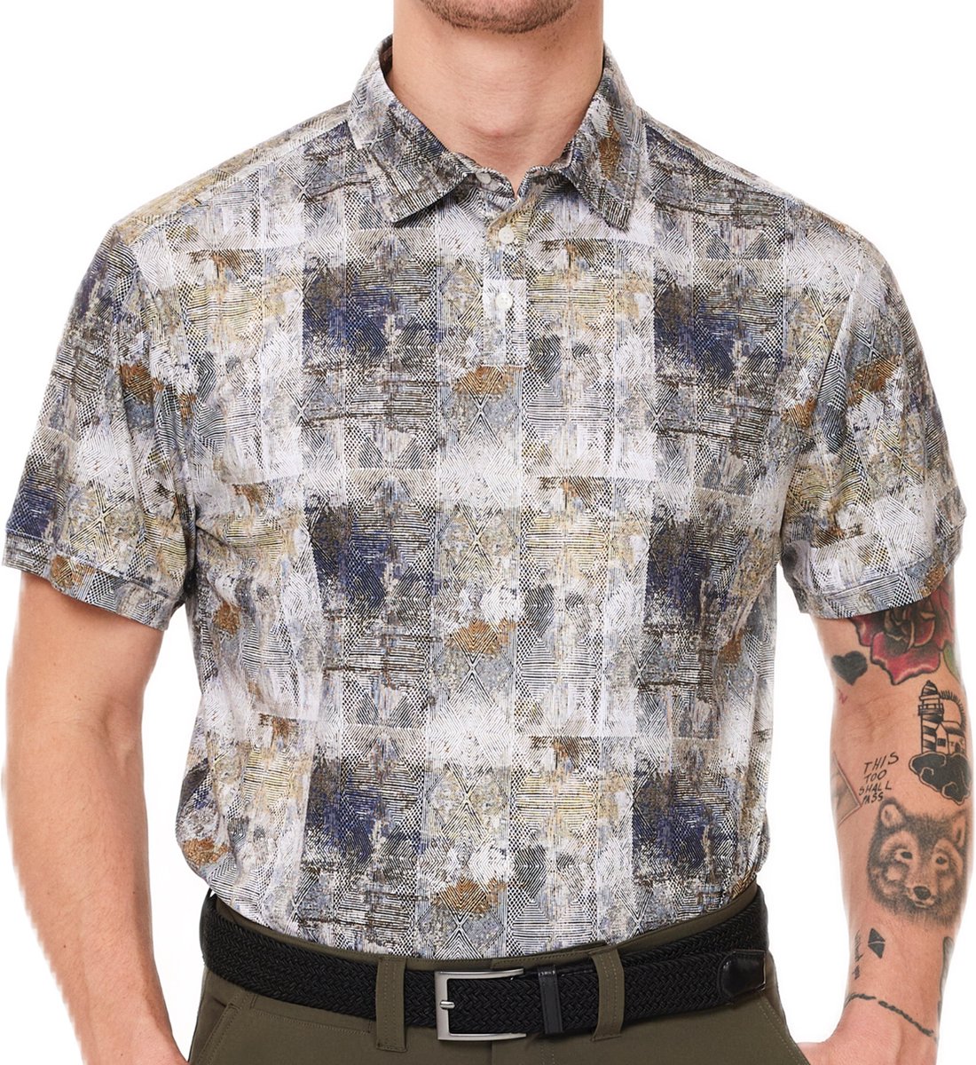 Func Factory mannen Polo Blur maat XL