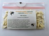 Honingland: Koninginnegelei capsules, Capsules gelée Royale, Royal Jelly capsels, Koninginnebrij capsules. 100 stuks